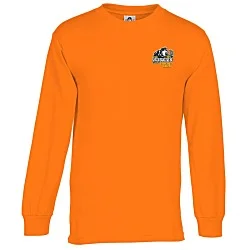 American Apparel Classic Cotton LS T-Shirt - Embroidered