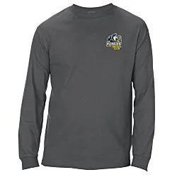 American Apparel Classic Cotton LS T-Shirt - Embroidered