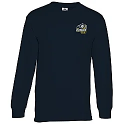 American Apparel Classic Cotton LS T-Shirt - Embroidered