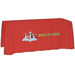 Laser Edge Open-Back Table Throw - 6'