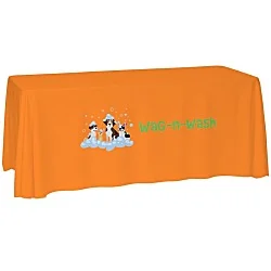 Laser Edge Open-Back Table Throw - 6'