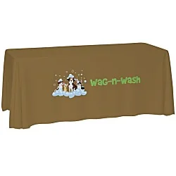 Laser Edge Open-Back Table Throw - 6'