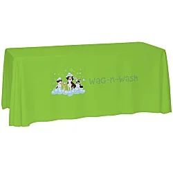 Laser Edge Open-Back Table Throw - 6'