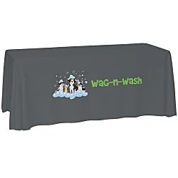 Laser Edge Open-Back Table Throw - 6'