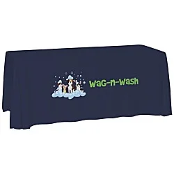 Laser Edge Open-Back Table Throw - 6 feet