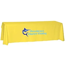 Laser Edge Open-Back Table Throw - 8'