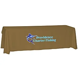 Laser Edge Open-Back Table Throw - 8'