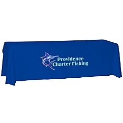 Laser Edge Open-Back Table Throw - 8'