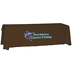 Laser Edge Open-Back Table Throw - 8'