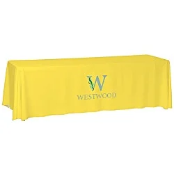 Laser Edge Closed-Back Table Throw - 8'