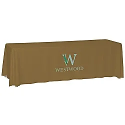 Laser Edge Closed-Back Table Throw - 8'