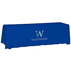Laser Edge Closed-Back Table Throw - 8'