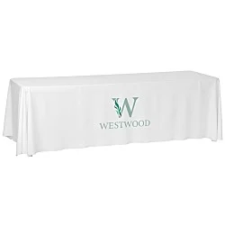 Laser Edge Closed-Back Table Throw - 8'
