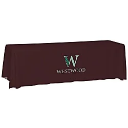 Laser Edge Closed-Back Table Throw - 8'