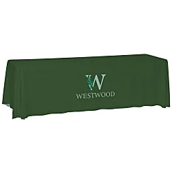 Laser Edge Closed-Back Table Throw - 8'