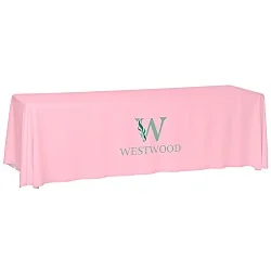Laser Edge Closed-Back Table Throw - 8'