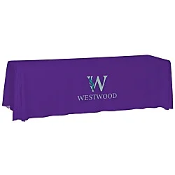 Laser Edge Closed-Back Table Throw - 8'