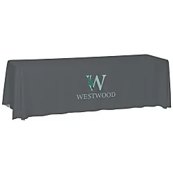 Laser Edge Closed-Back Table Throw - 8'