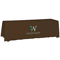 Laser Edge Closed-Back Table Throw - 8'