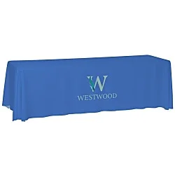 Laser Edge Closed-Back Table Throw - 8'
