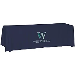 Laser Edge Closed-Back Table Throw - 8 feet