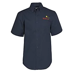 Comfort Stretch Short Sleeve Poplin Shirt - Men's