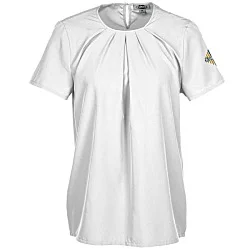 Classic Stretch Jewel Neck Blouse - Ladies'