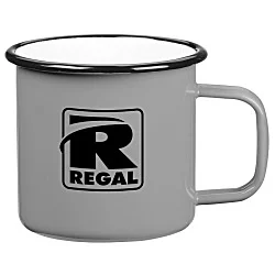 Enamel Metal Camper Mug - 16 oz.