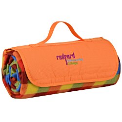 Roll-Up Picnic Blanket - Embroidered