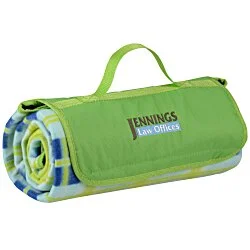 Roll-Up Picnic Blanket - Embroidered