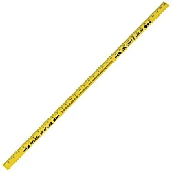 Colorful Enamel Yardstick - 1-1/8" x 1/8"