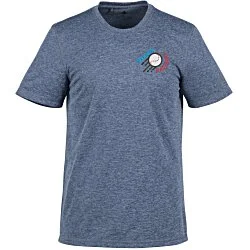 adidas Performance Sport T-Shirt - Men's - Heathers - Embroidered