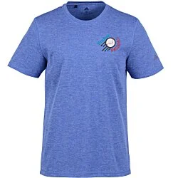 adidas Performance Sport T-Shirt - Men's - Heathers - Embroidered
