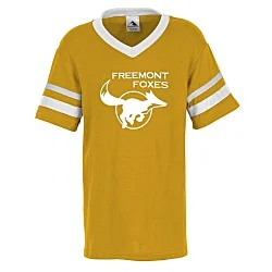 Augusta Striped Sleeve T-Shirt - Youth