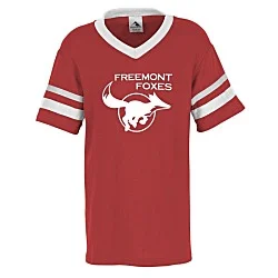 Augusta Striped Sleeve T-Shirt - Youth