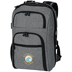 RFID Laptop Backpack - Embroidered- 24 hr