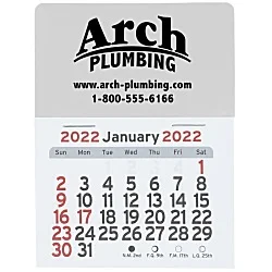 Peel-N-Stick Calendar - Rectangle - 24 hr