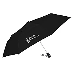 totes Three Section Auto Open Umbrella - 42-inch Arc
