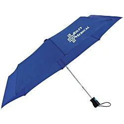 totes Three Section Auto Open Umbrella - 42" Arc - 24 hr
