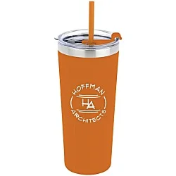 Colma Vacuum Tumbler with Straw - 22 oz. - Colors
