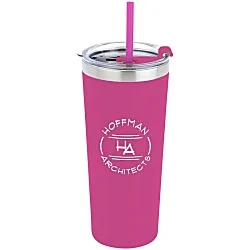 Colma Vacuum Tumbler with Straw - 22 oz. - Colors