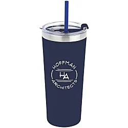 Colma Vacuum Tumbler with Straw - 22 oz. - Colors