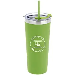 Colma Vacuum Tumbler with Straw - 22 oz. - Colors