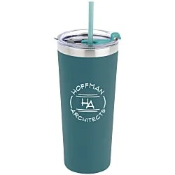 Colma Vacuum Tumbler with Straw - 22 oz. - Colors