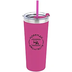 Colma Vacuum Tumbler with Straw - 22 oz. - Colors - 24 hr