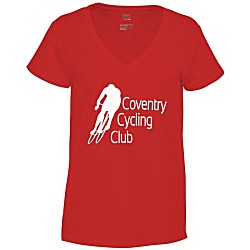 District Recycled V-Neck T-Shirt - Ladies'