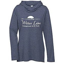 Electric Tri-Blend Wicking Hooded Tee - Ladies'