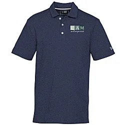 New Era Heather Twist Polo - Men's