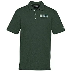 New Era Heather Twist Polo - Men's