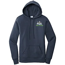 Fashion Pullover Hooded Sweatshirt - Ladies' - Embroidered